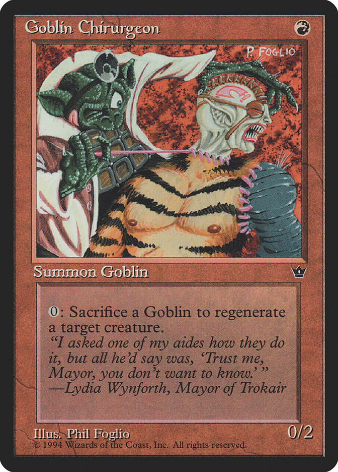 Goblin Chirurgeon — Fallen Empires 54b/187