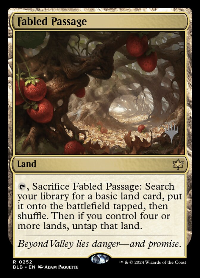 Fabled Passage — Bloomburrow Promos 252p/160