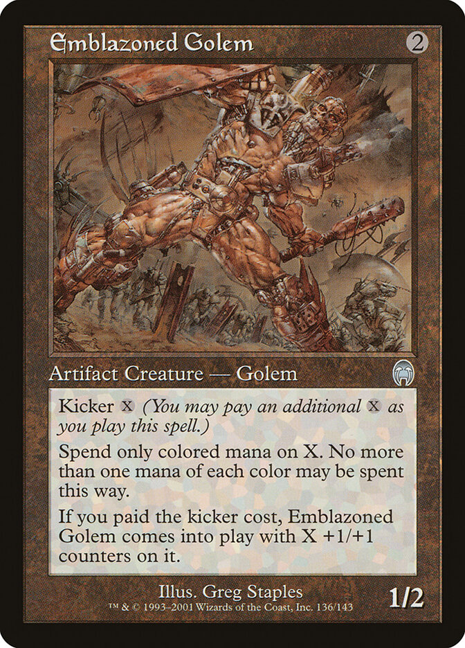Emblazoned Golem — Apocalypse 136/143