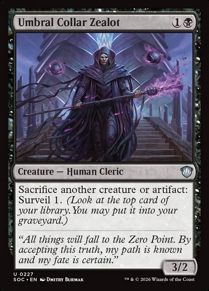 Umbral Collar Zealot — Secrets of Strixhaven Commander 227/426