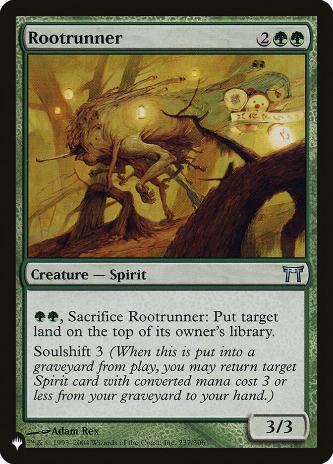 Rootrunner — The List CHK-237/5581