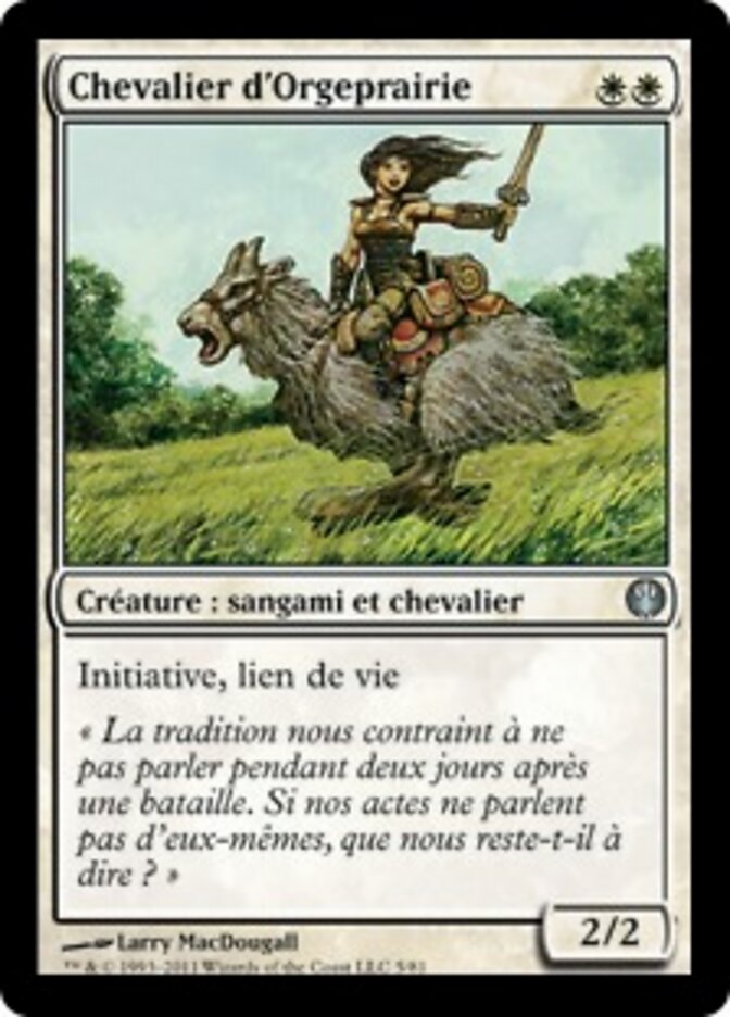 Chevalier d'Orgeprairie — Duel Decks: Knights vs. Dragons 5/81