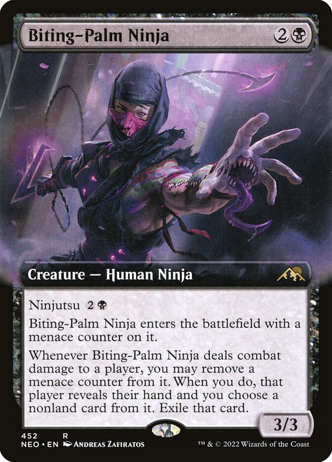 Biting-Palm Ninja — Kamigawa: Neon Dynasty 452/531
