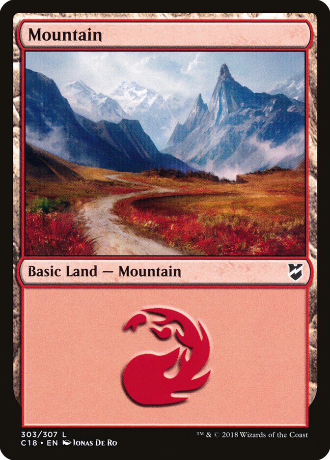 Mountain — Commander 2018 303/307