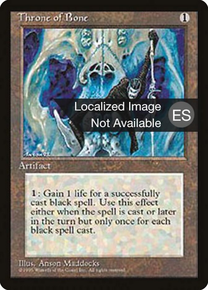 Throne of Bone — Fourth Edition Foreign Black Border 353/378