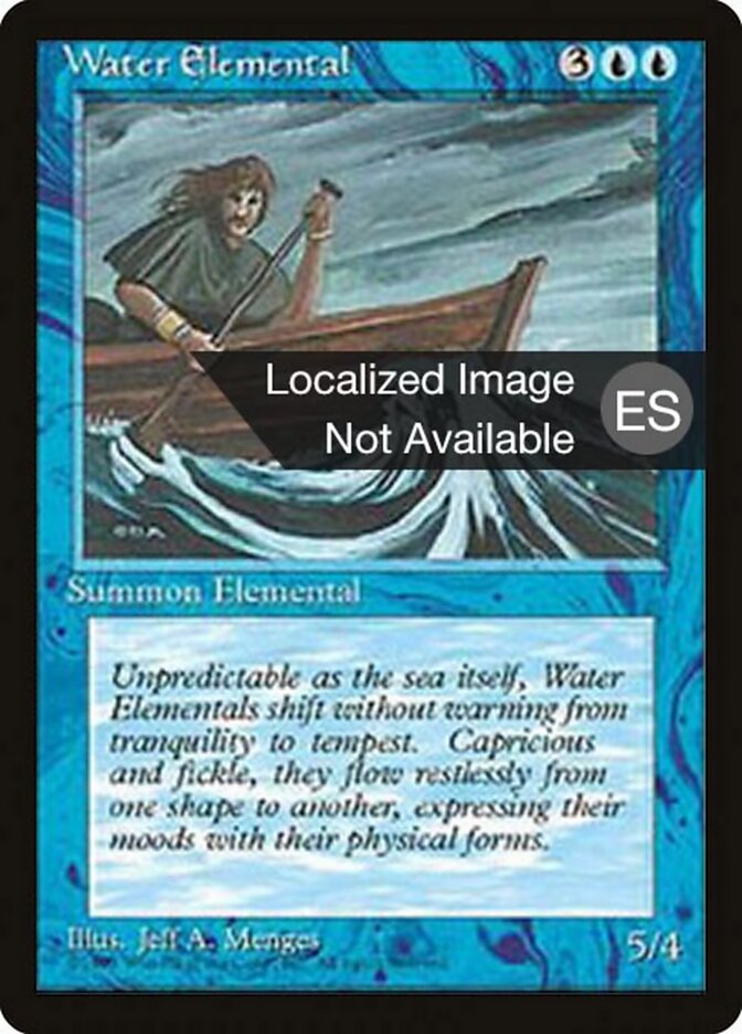 Water Elemental — Fourth Edition Foreign Black Border 115/378