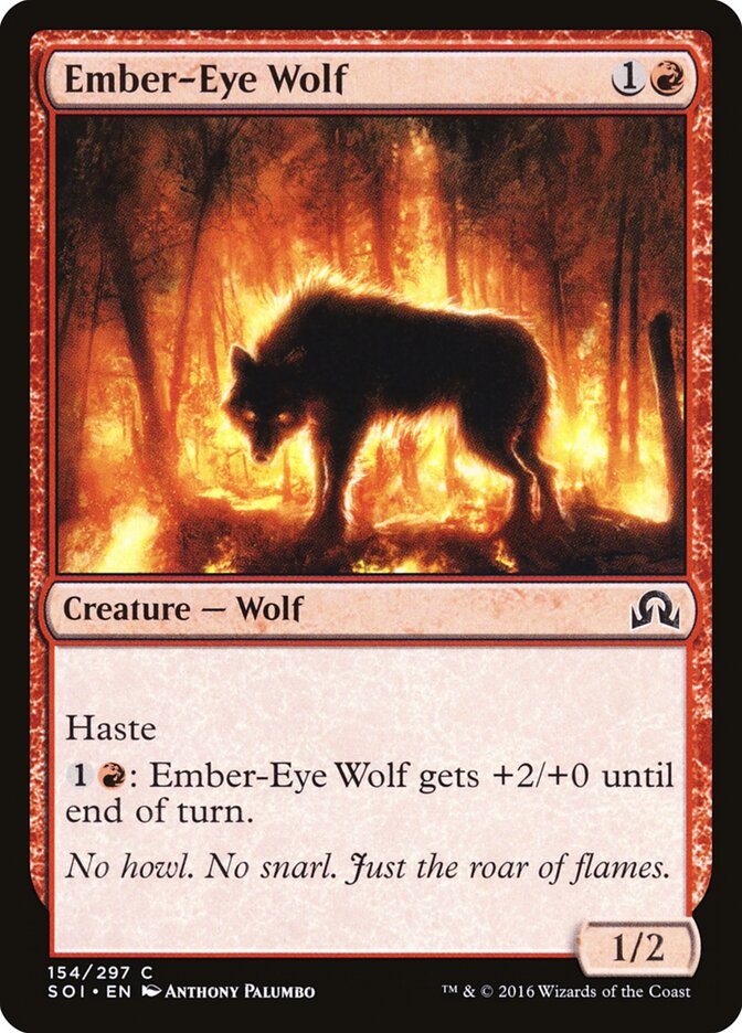 Ember-Eye Wolf — Shadows over Innistrad 154/297