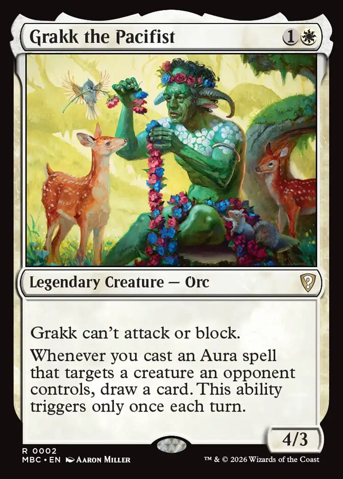 Grakk the Pacifist — Mystery Booster Commander Edition 2/80