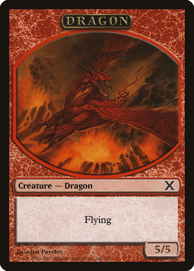 Dragon — Tenth Edition Tokens 3/6
