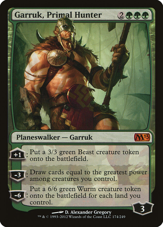 Garruk, Primal Hunter — Magic 2013 174/249