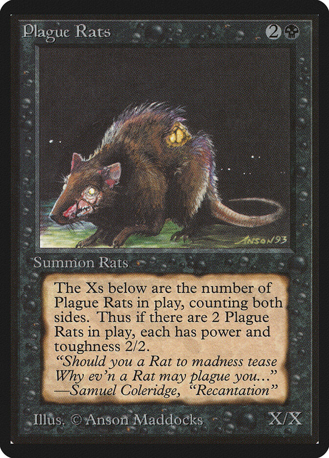 Plague Rats — Limited Edition Beta 122/302