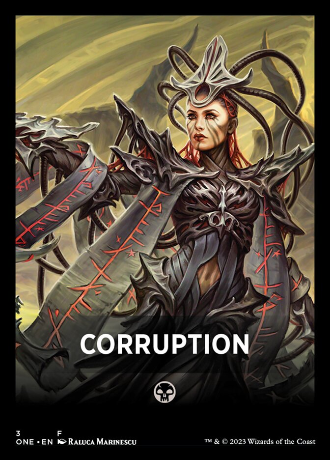 Corruption — Phyrexia: All Will Be One Jumpstart Front Cards 3/5