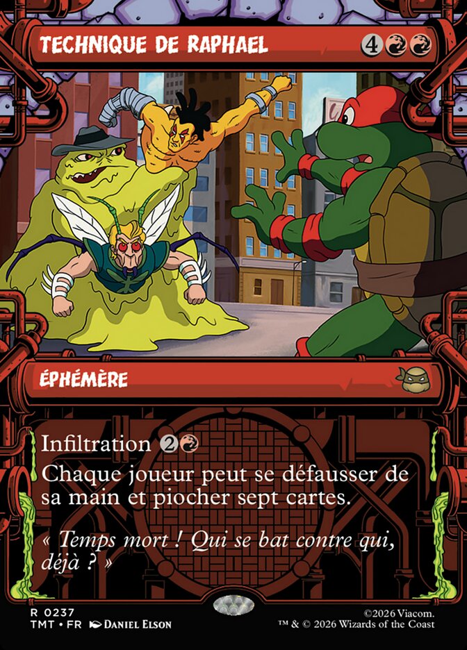 Technique de Raphael — Teenage Mutant Ninja Turtles 237/320