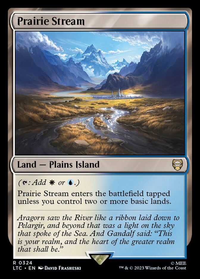 Prairie ruisselante — Tales of Middle-earth Commander 324/591