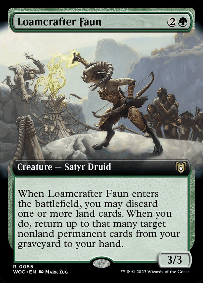 Loamcrafter Faun — Wilds of Eldraine Commander 55/173