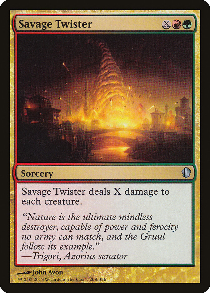 Savage Twister — Commander 2013 208/356