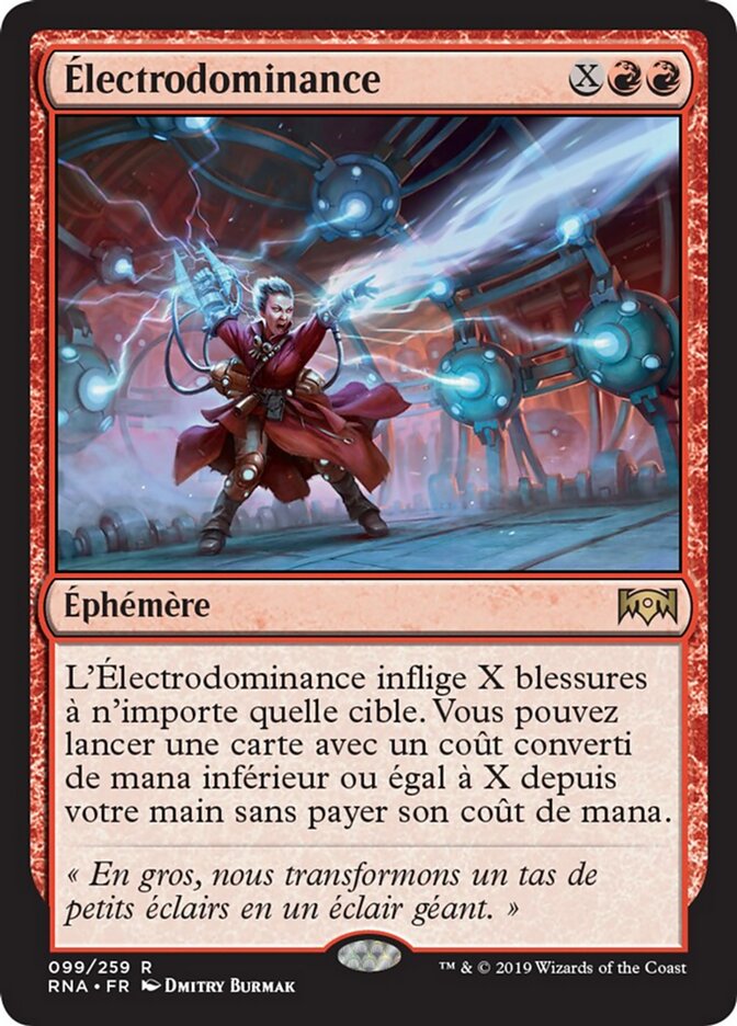 Électrodominance — Ravnica Allegiance 99/273
