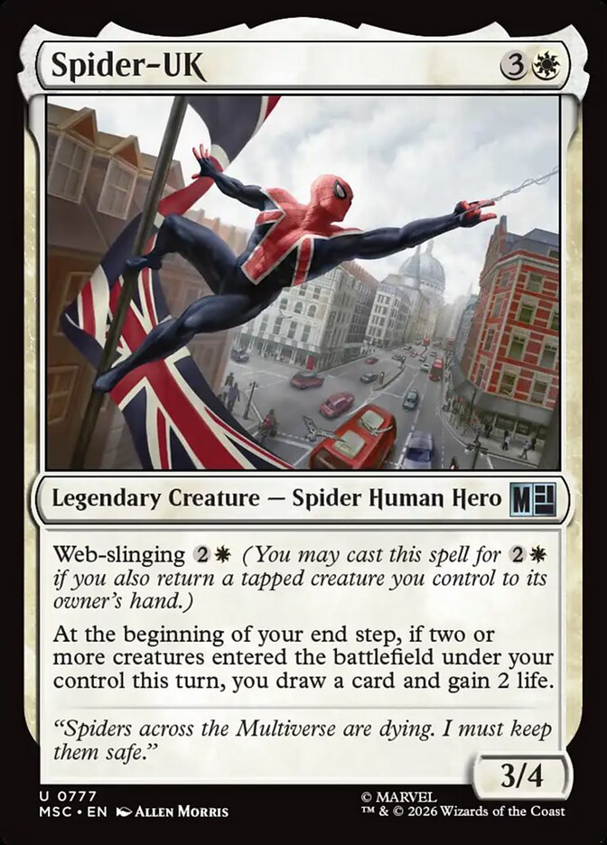 Spider-UK — Marvel Super Heroes Commander 777/866