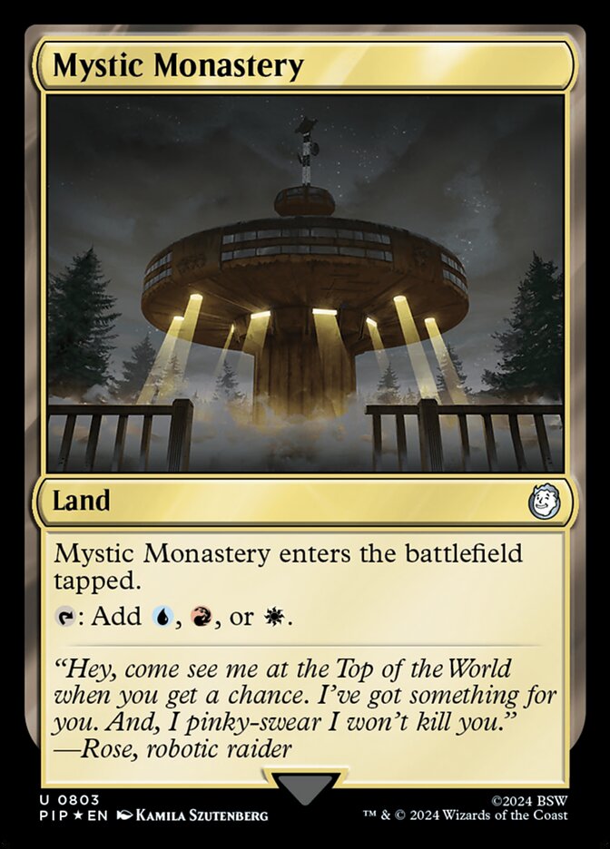 Mystic Monastery — Fallout 803/1068