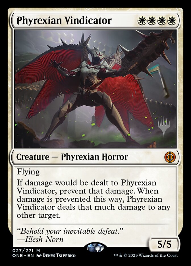 Phyrexian Vindicator — Phyrexia: All Will Be One Promos 27p/160