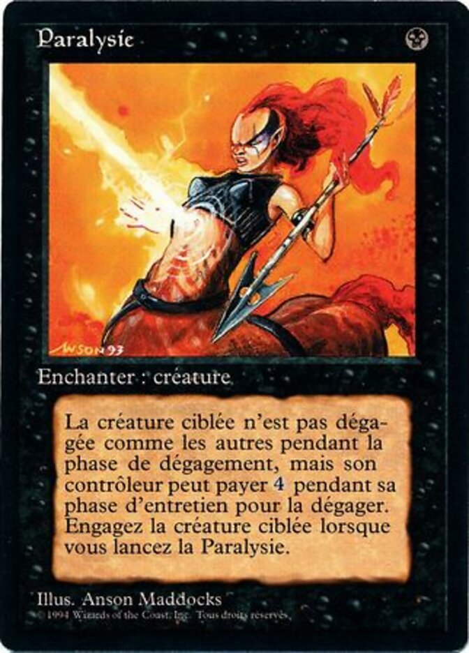 Paralyze — Foreign Black Border 121/307