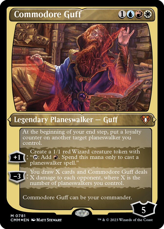 Commodore Guff — Commander Masters 781/1067
