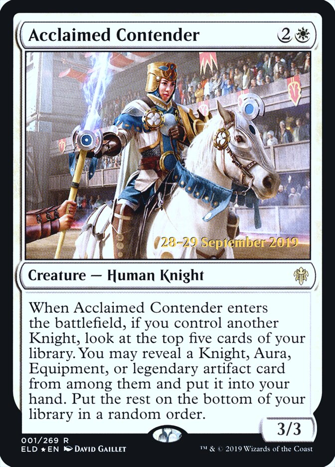 Acclaimed Contender — Throne of Eldraine Promos 1s/138
