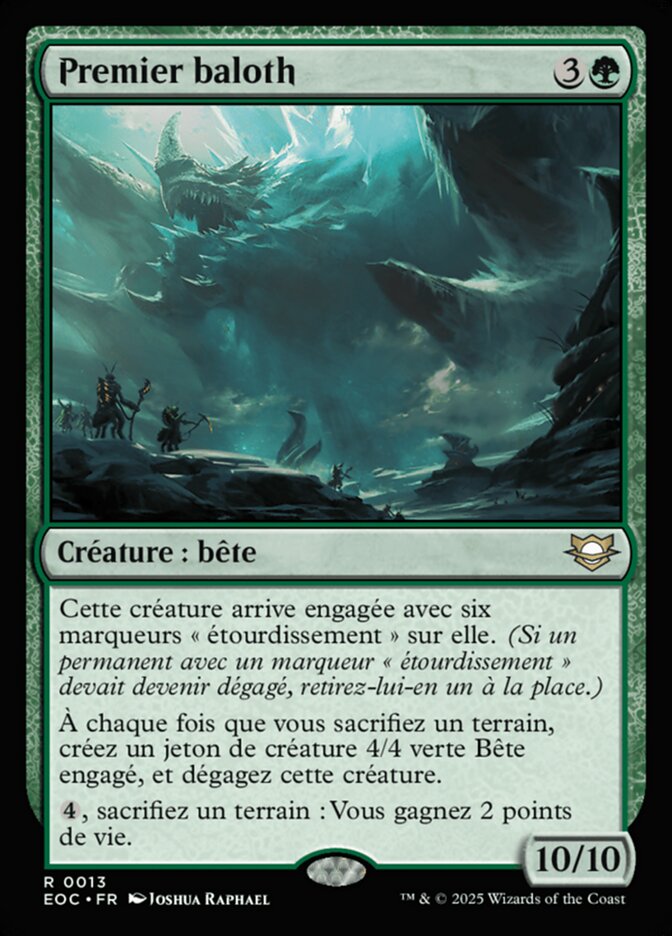 Premier baloth — Edge of Eternities Commander 13/191