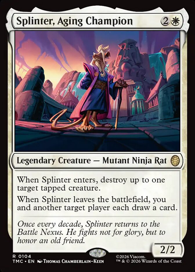Splinter, Aging Champion — Teenage Mutant Ninja Turtles Eternal 104/132