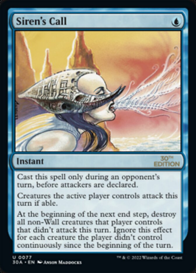 Siren's Call — 30th Anniversary Edition 77/594