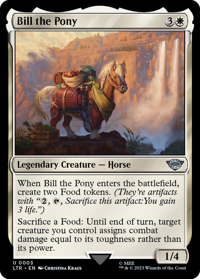 Bill the Pony — The Lord of the Rings: Tales of Middle-earth 3/856