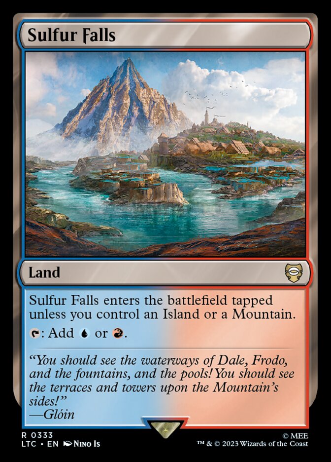 Chutes de soufre — Tales of Middle-earth Commander 333/591