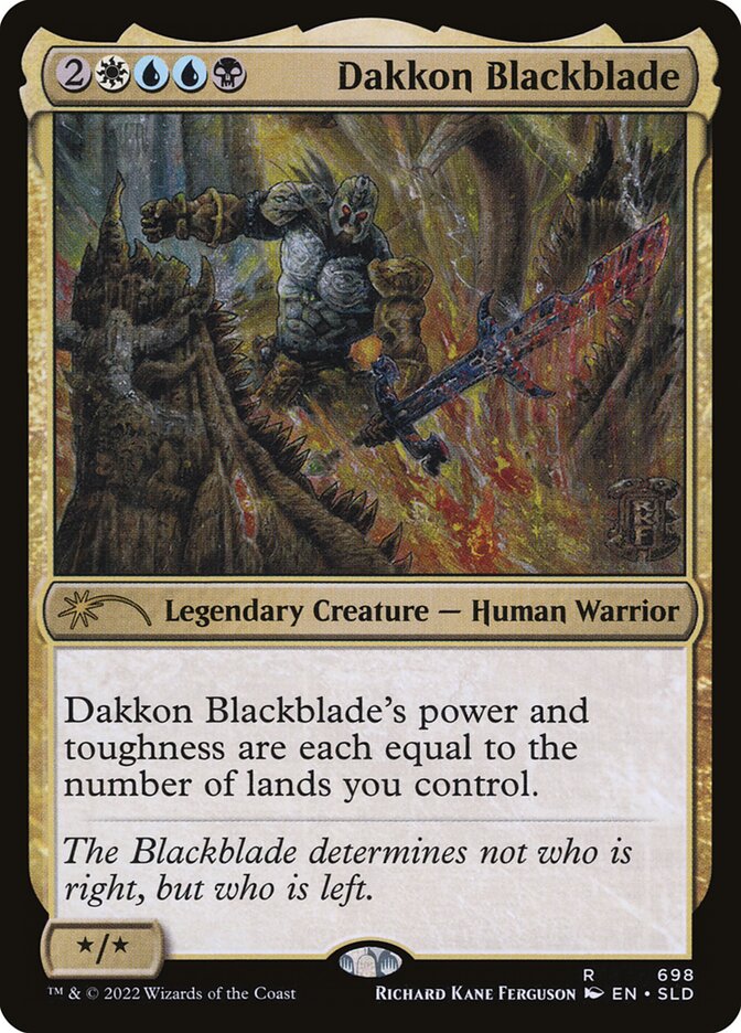 Dakkon Blackblade — Secret Lair Drop 698/2754