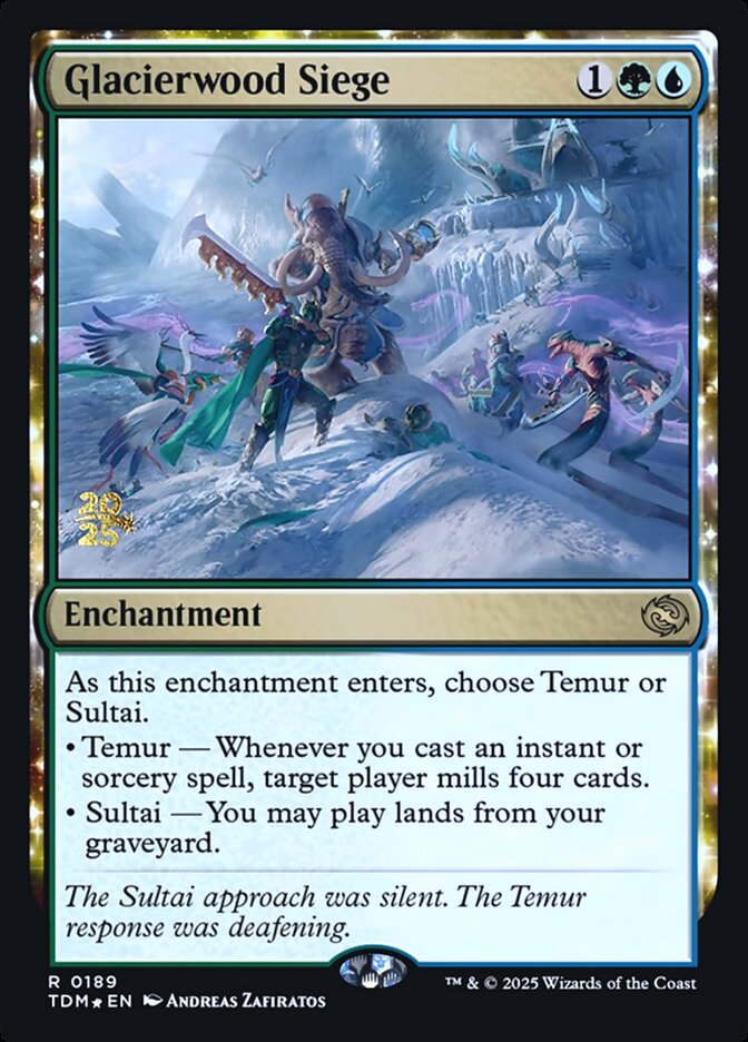 Glacierwood Siege — Tarkir: Dragonstorm Promos 189s/160