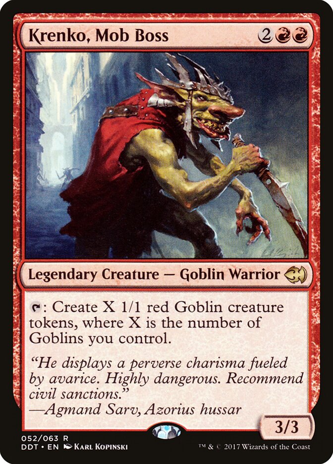 Krenko, Mob Boss — Duel Decks: Merfolk vs. Goblins 52/63