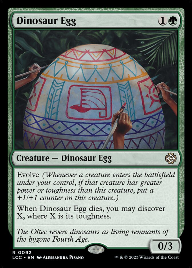 Dinosaur Egg — The Lost Caverns of Ixalan Commander 92/370