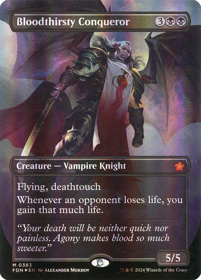 Bloodthirsty Conqueror — Foundations 383/771