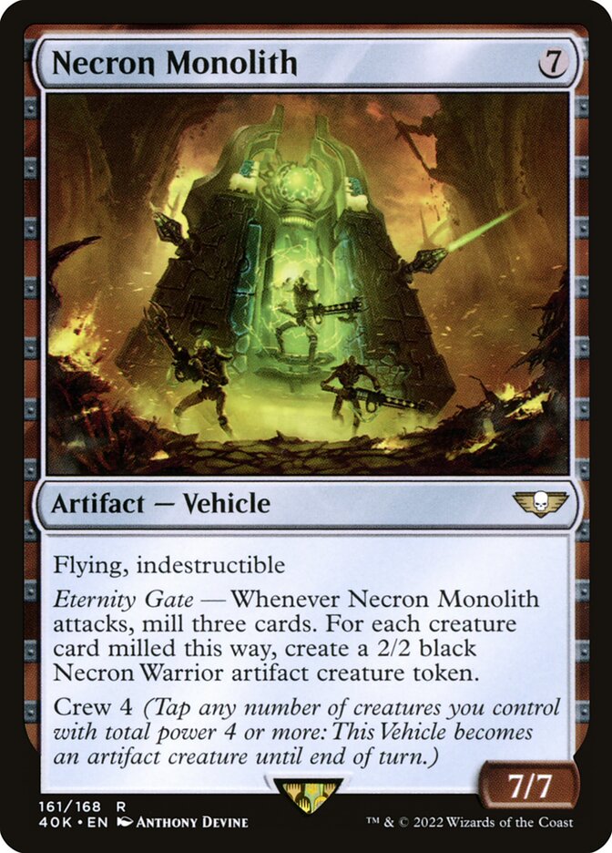 Necron Monolith — Warhammer 40,000 Commander 161/617