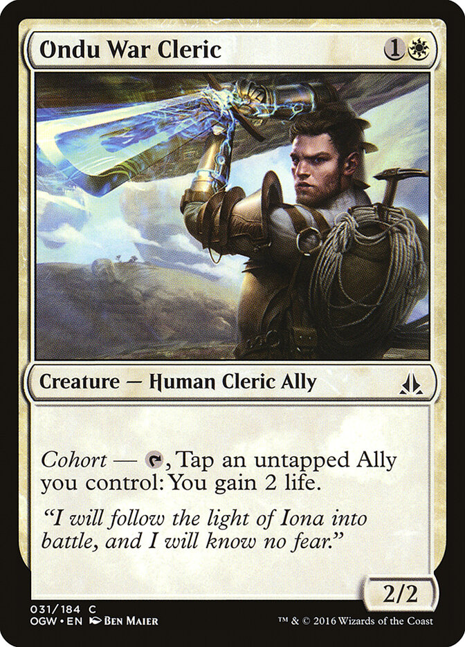 Ondu War Cleric — Oath of the Gatewatch 31/186