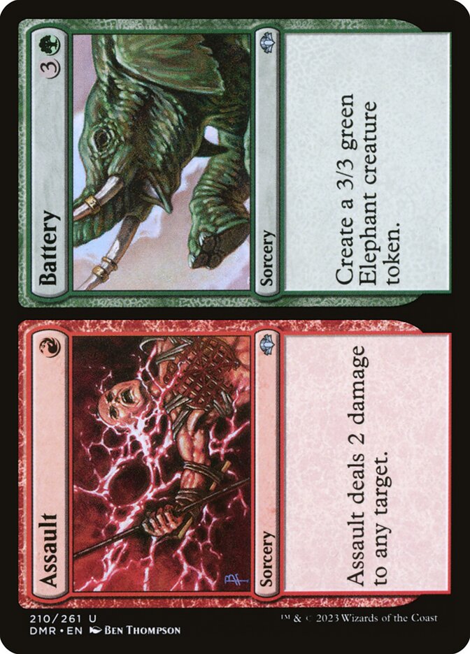 Assault // Battery — Dominaria Remastered 210/457
