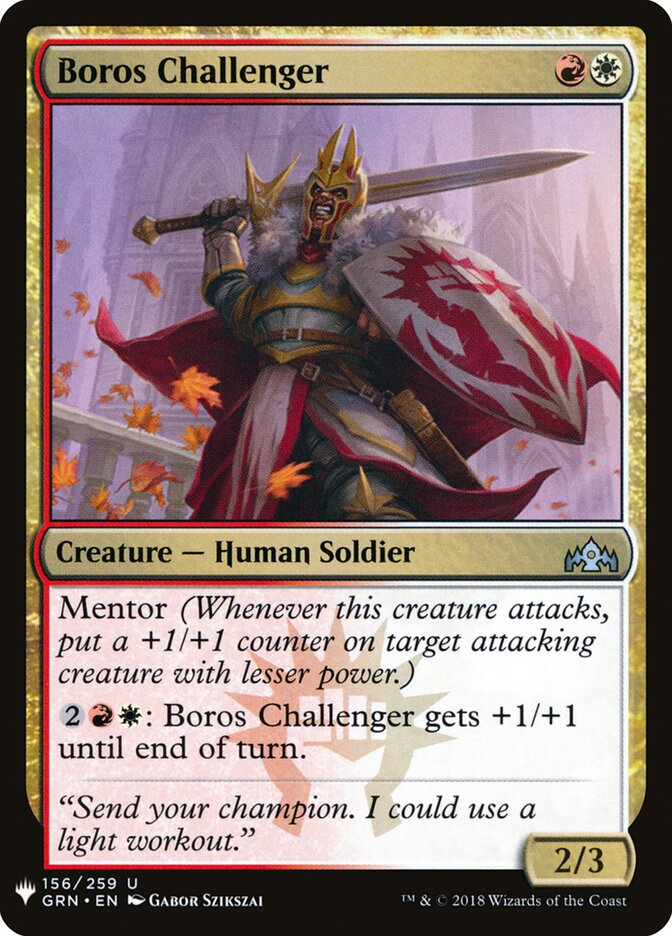 Boros Challenger — The List GRN-156/5581
