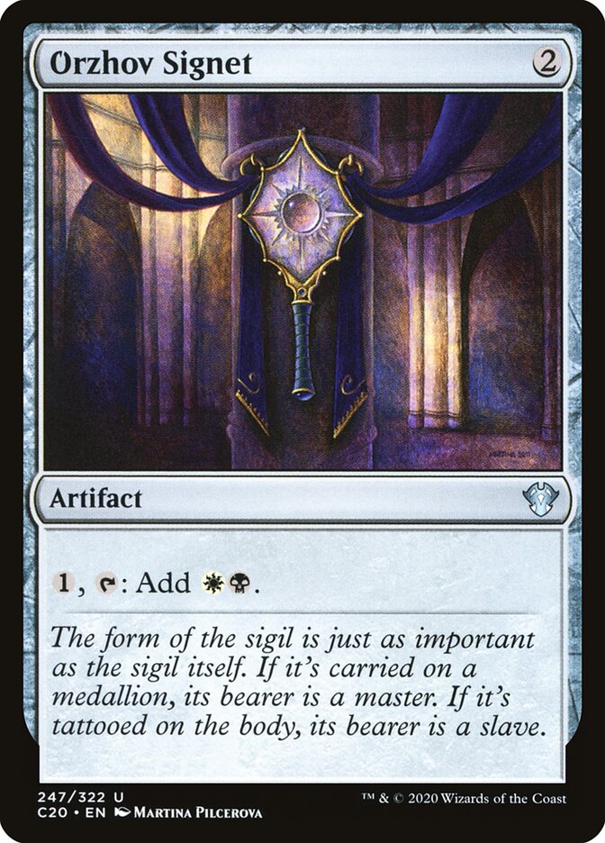 Cachet d'Orzhov — Commander 2020 247/322