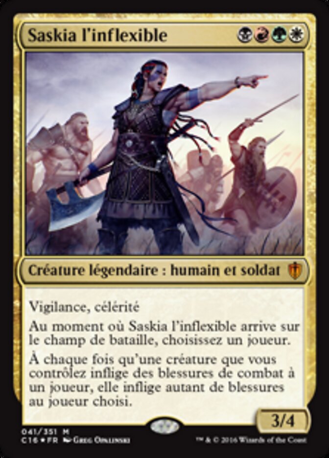 Saskia l'inflexible — Commander 2016 41/351
