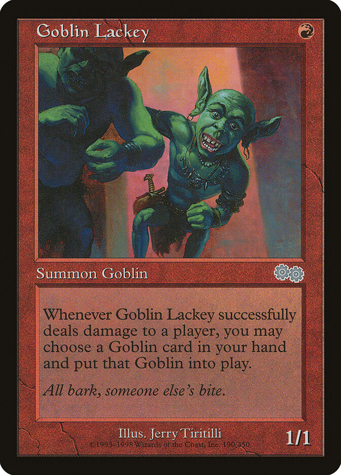 Goblin Lackey — Urza's Saga 190/357