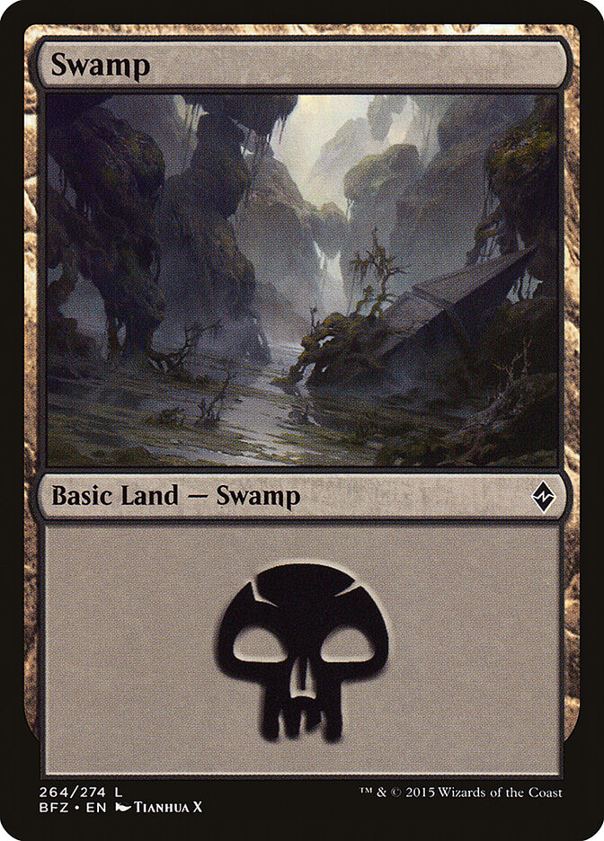 Swamp — Battle for Zendikar 264a/299