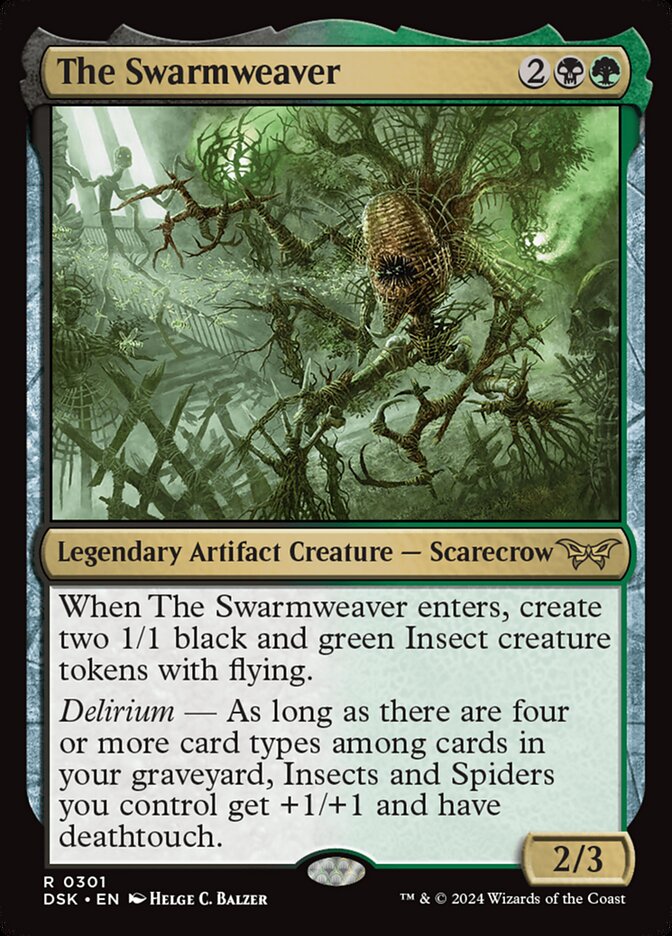 The Swarmweaver — Duskmourn: House of Horror 301/419