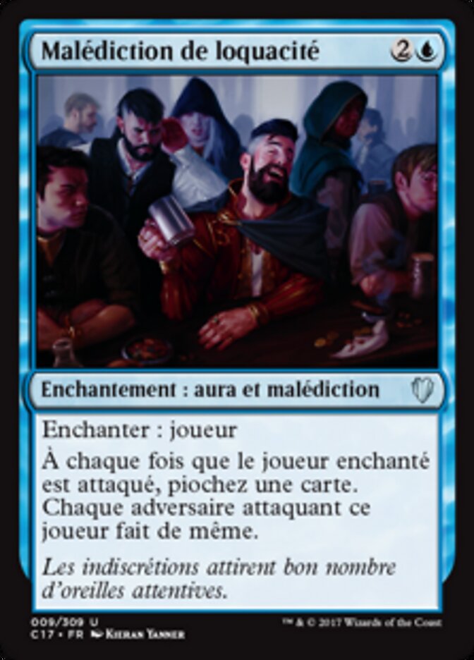 Malédiction de loquacité — Commander 2017 9/309