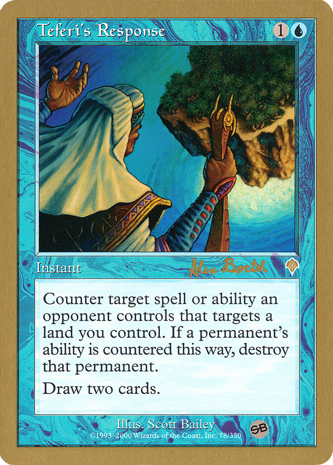 Teferi's Response — World Championship Decks 2001 ab78sb/138