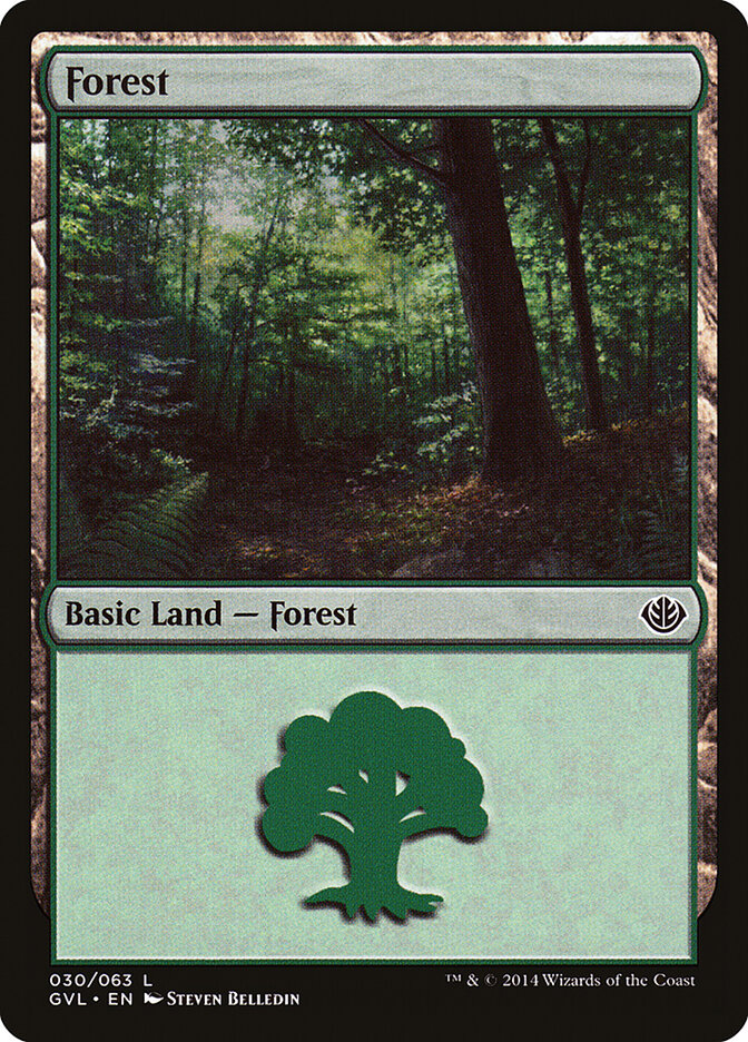 Forest — Duel Decks Anthology: Garruk vs. Liliana 30/63