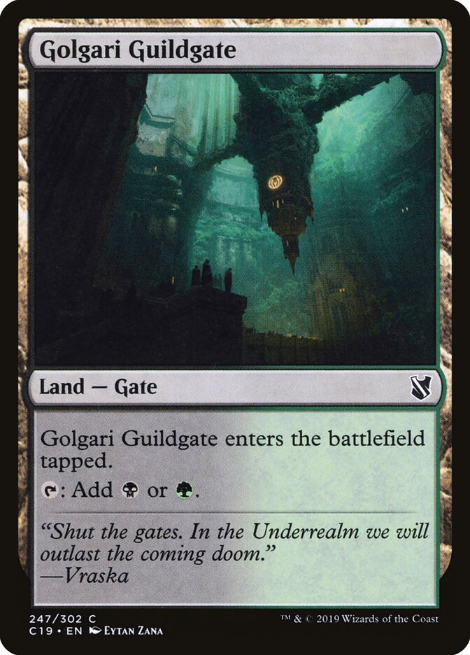 Golgari Guildgate — Commander 2019 247/302